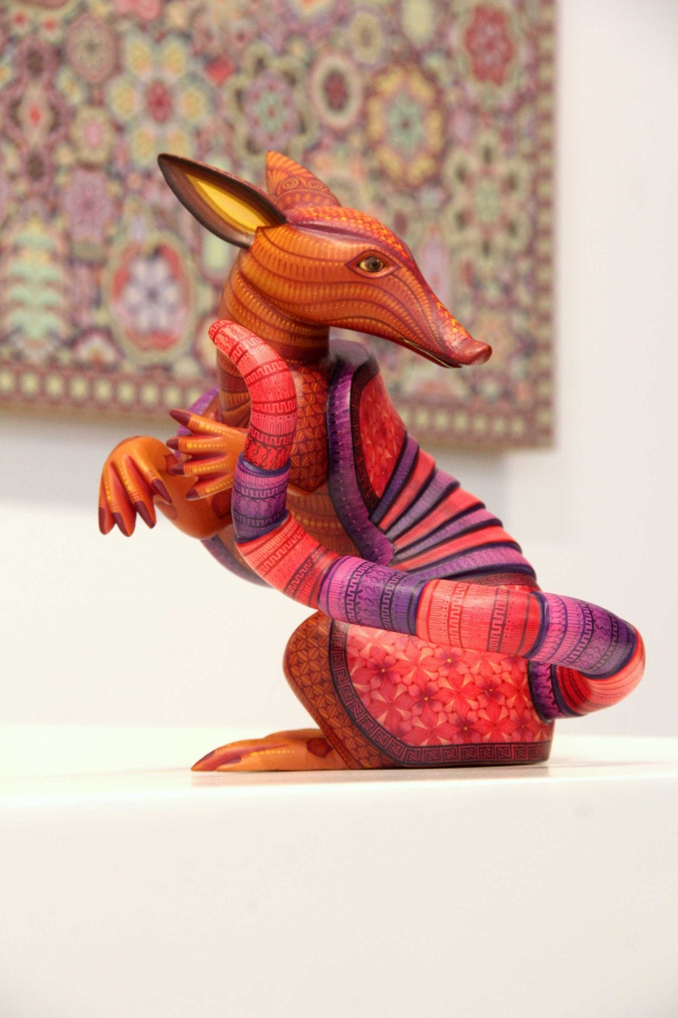 Alebrije – Gürteltier Bagop – Huichol-Kunst – Marakame