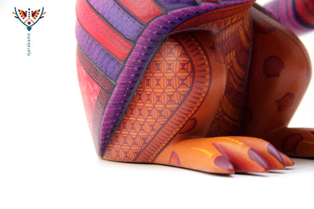 Alebrije - Armadillo Bagop - Arte Huichol - Marakame