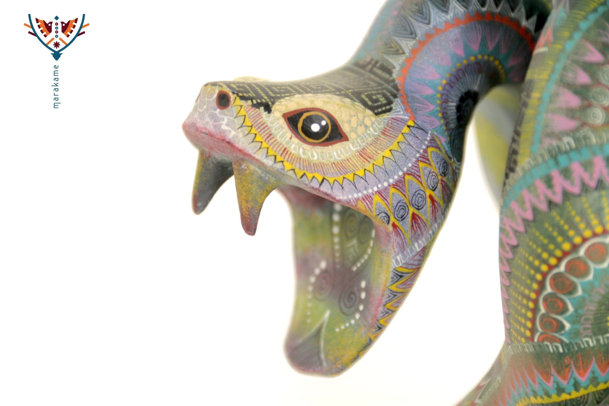 Alebrije - El Lobo y la Serpiente - Arte Marakame