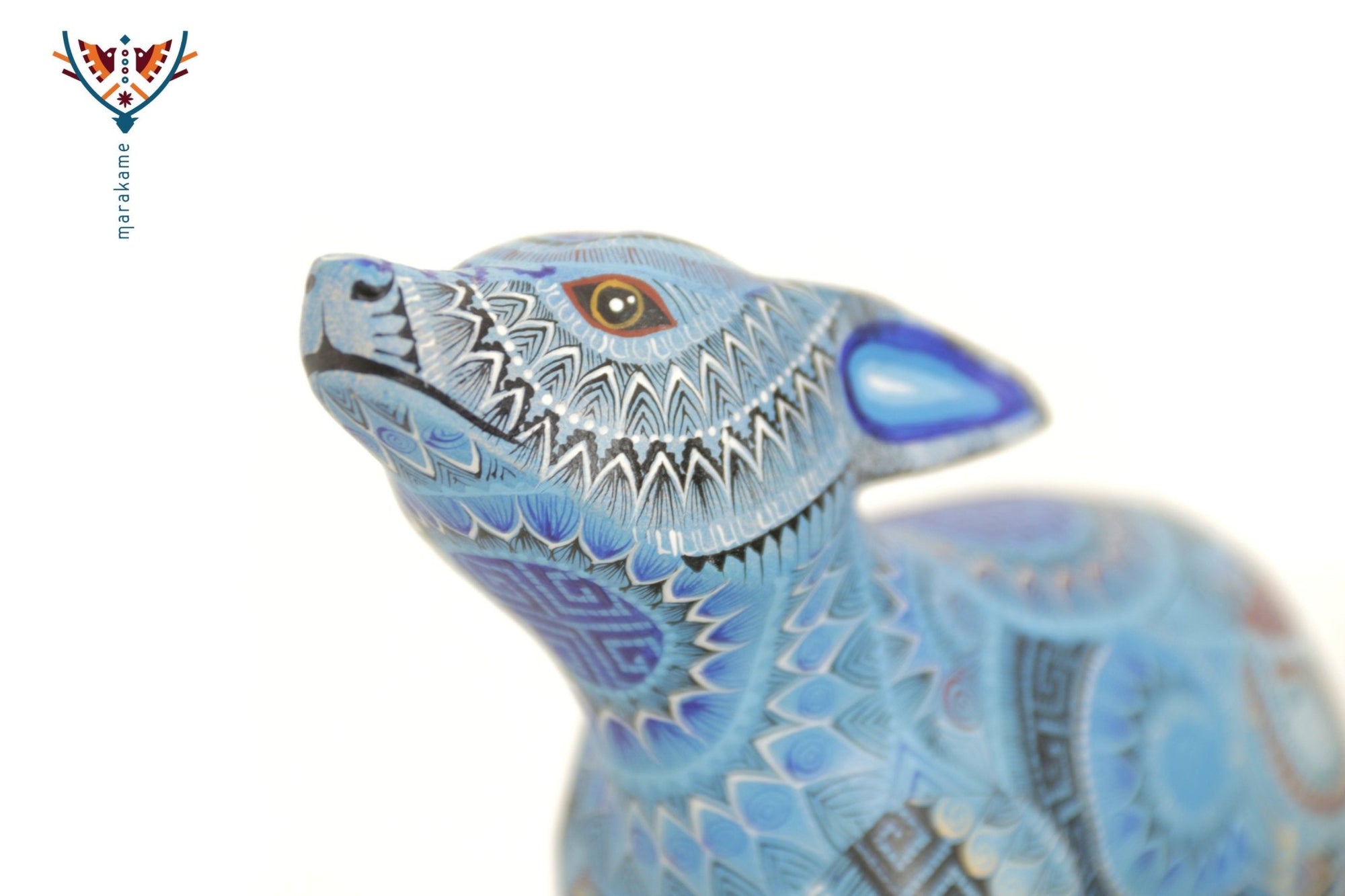 Alebrije - El Lobo y la Serpiente - Arte Marakame