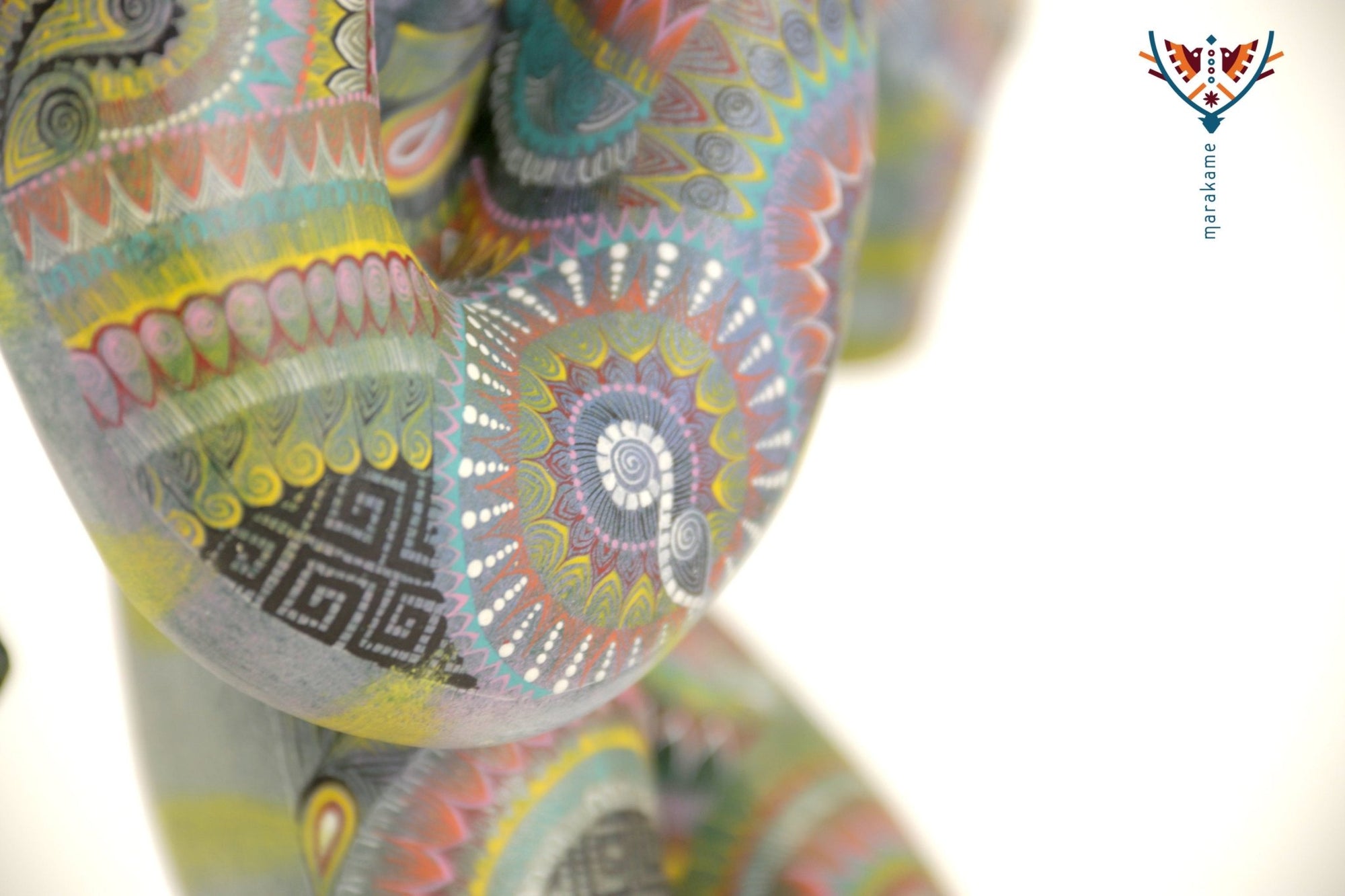 Alebrije - El Lobo y la Serpiente - Arte Marakame