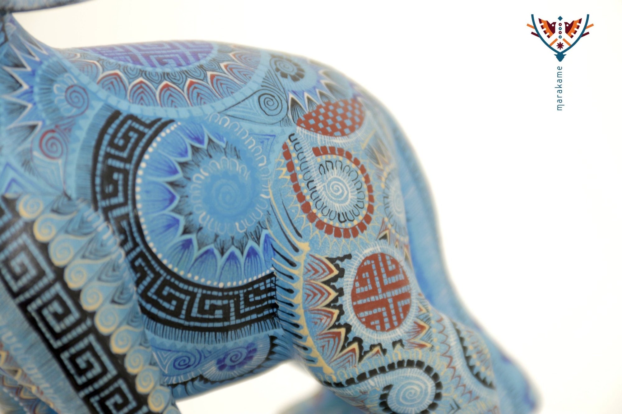 Alebrije - El Lobo y la Serpiente - Arte Marakame