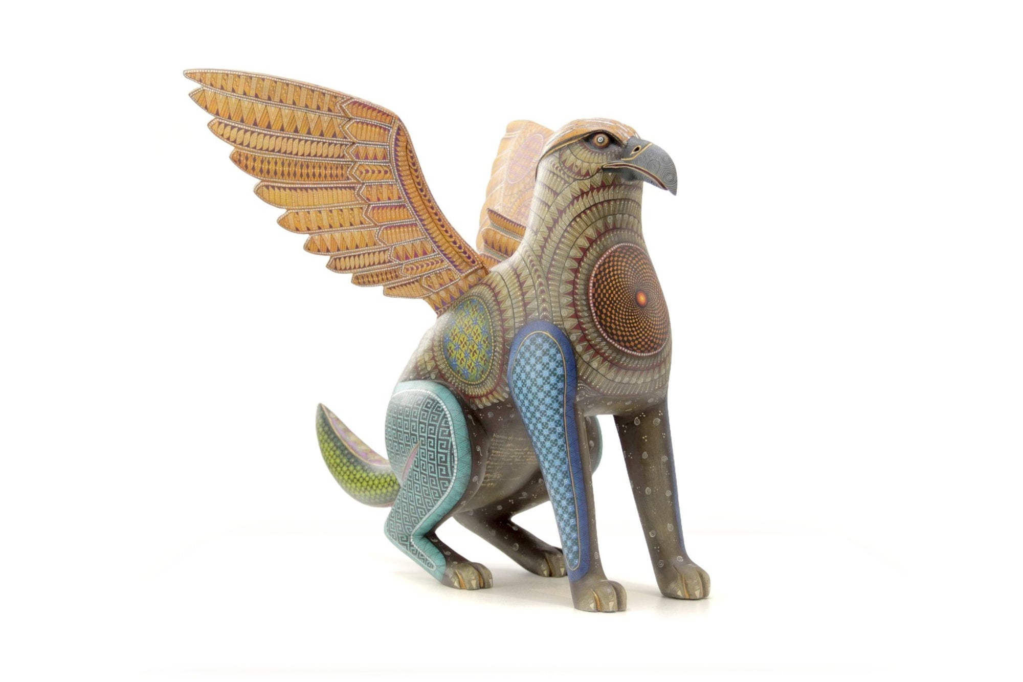 Alebrije - Fusión Águila Jaguar Conejo - Arte Marakame