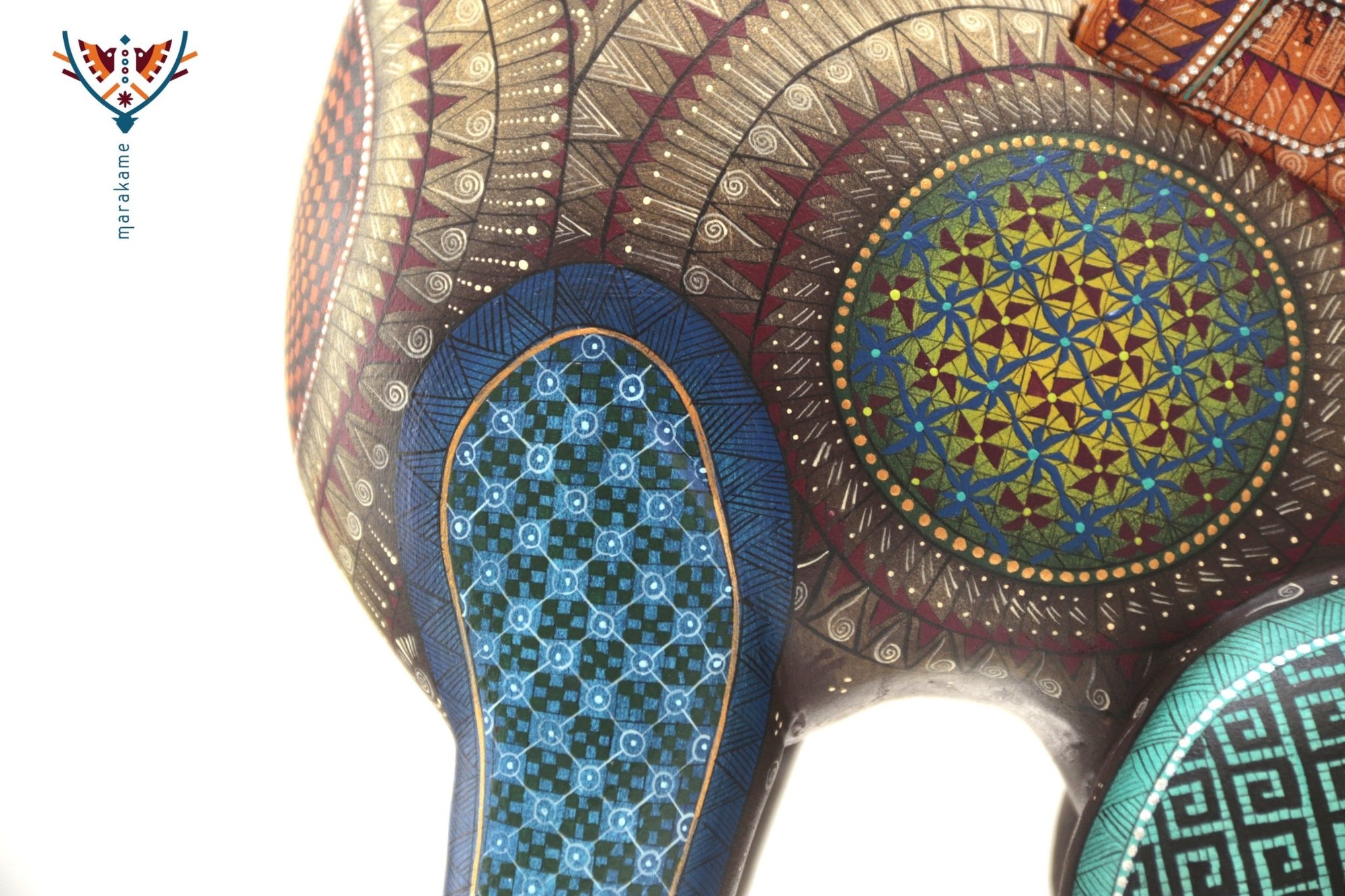 Alebrije - Fusión Águila Jaguar Conejo - Arte Marakame