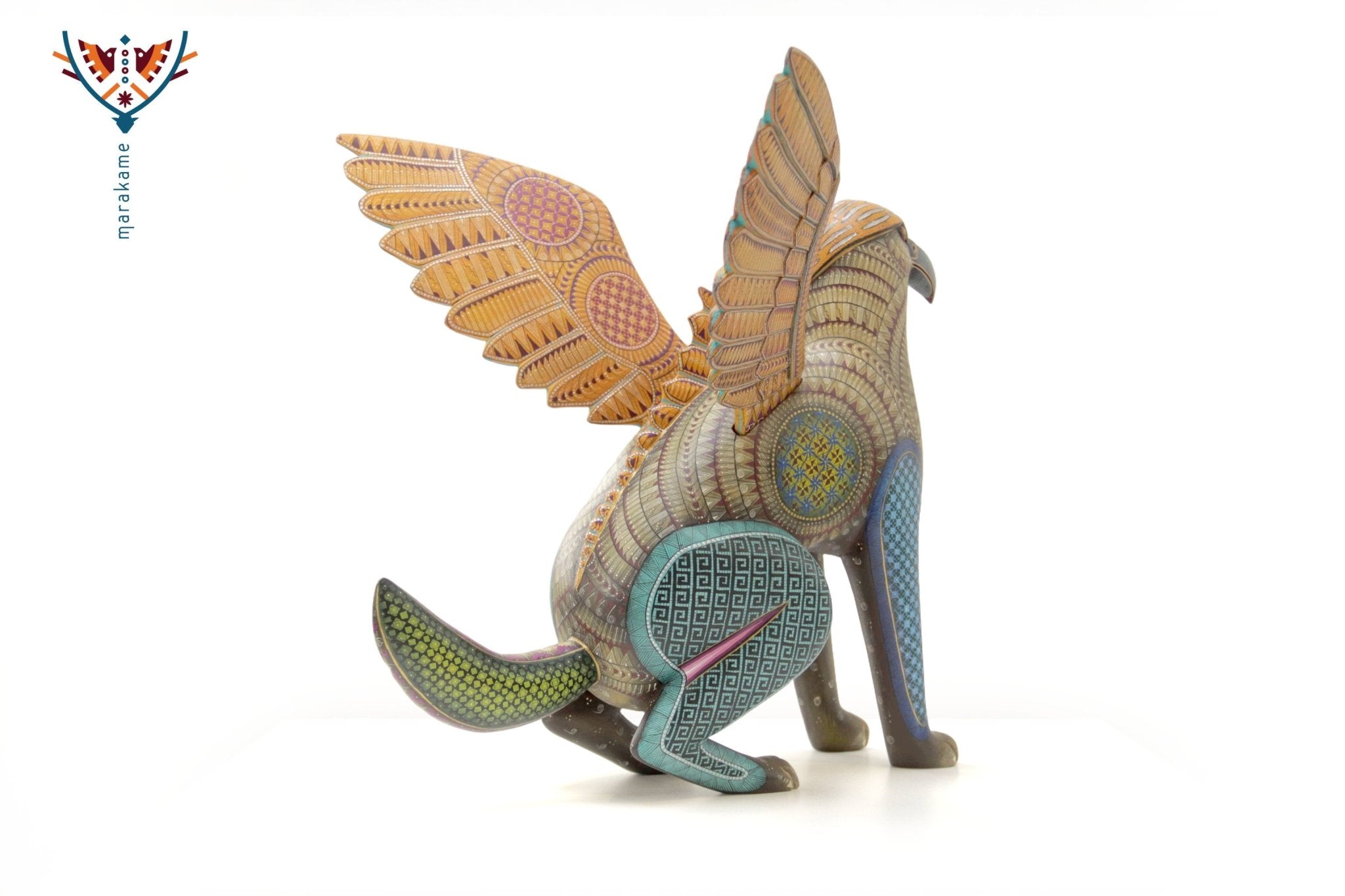 Alebrije - Fusión Águila Jaguar Conejo - Arte Marakame