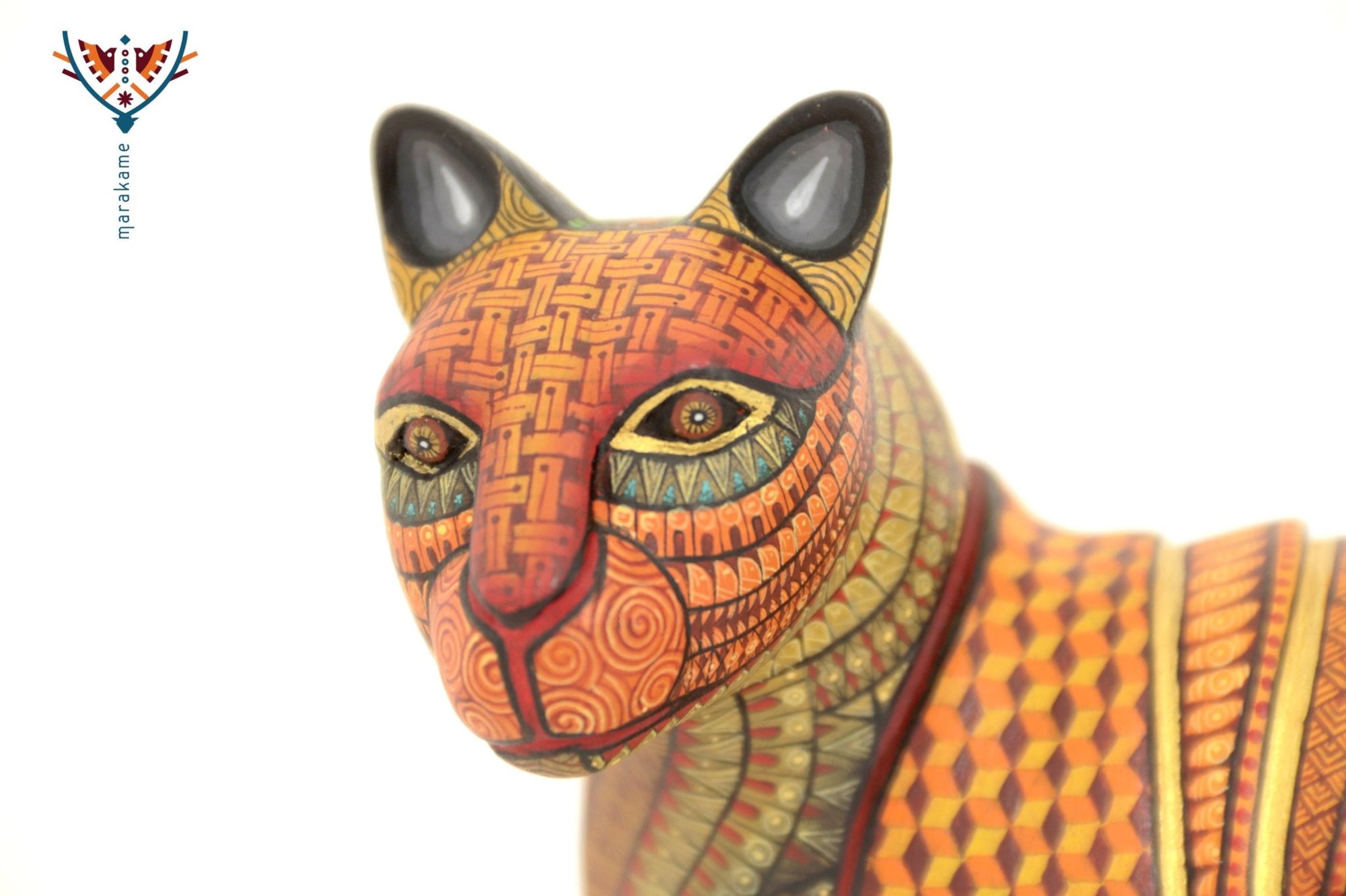 Alebrije - Fusión Jaguar Armadillo - Arte Marakame