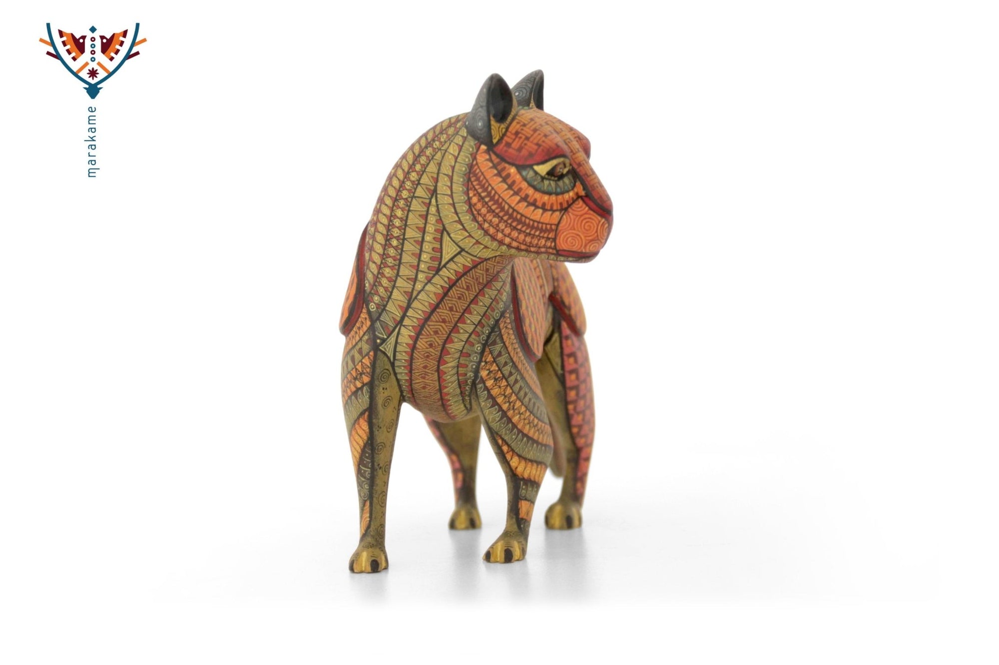 Alebrije - Fusión Jaguar Armadillo - Arte Marakame