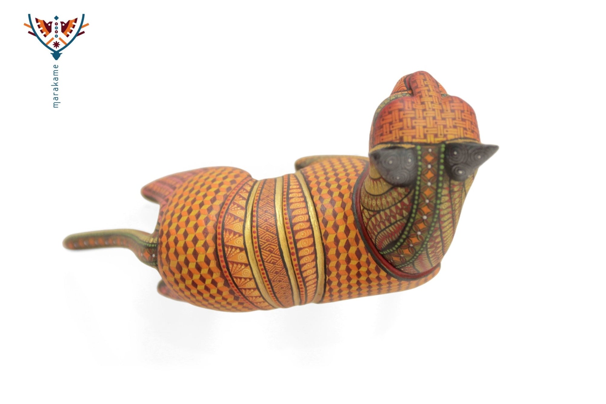 Alebrije - Fusión Jaguar Armadillo - Arte Marakame
