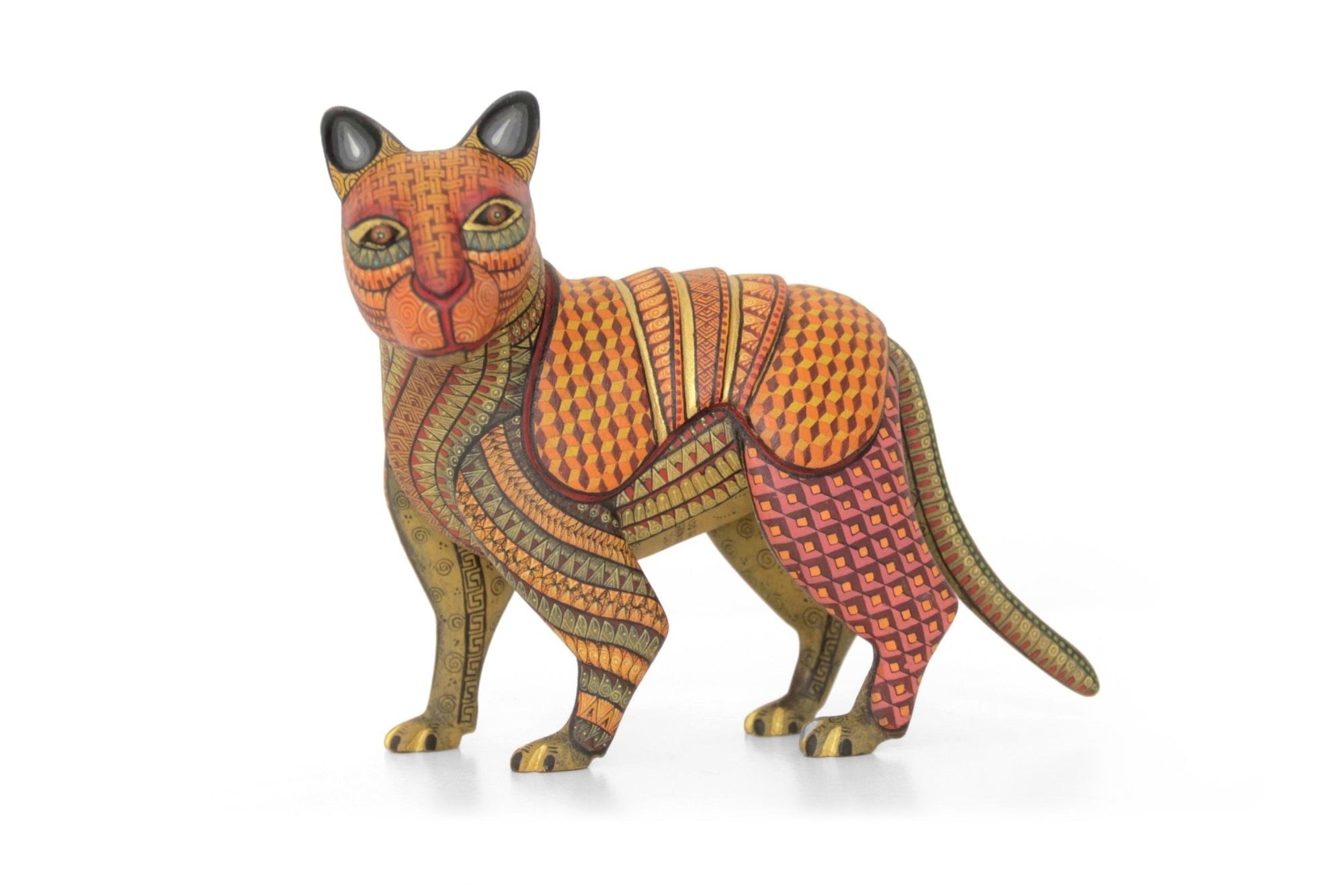 Alebrije - Fusión Jaguar Armadillo - Arte Marakame