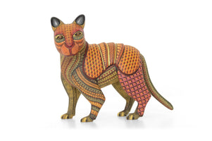 Alebrije - Fusión Jaguar Armadillo - Arte Marakame