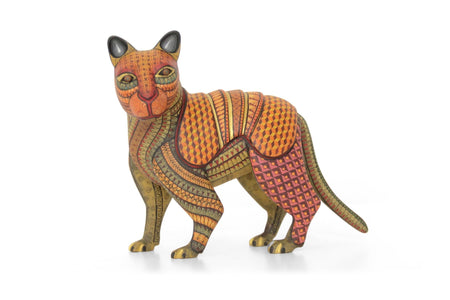 Alebrije - Fusión Jaguar Armadillo - Arte Marakame
