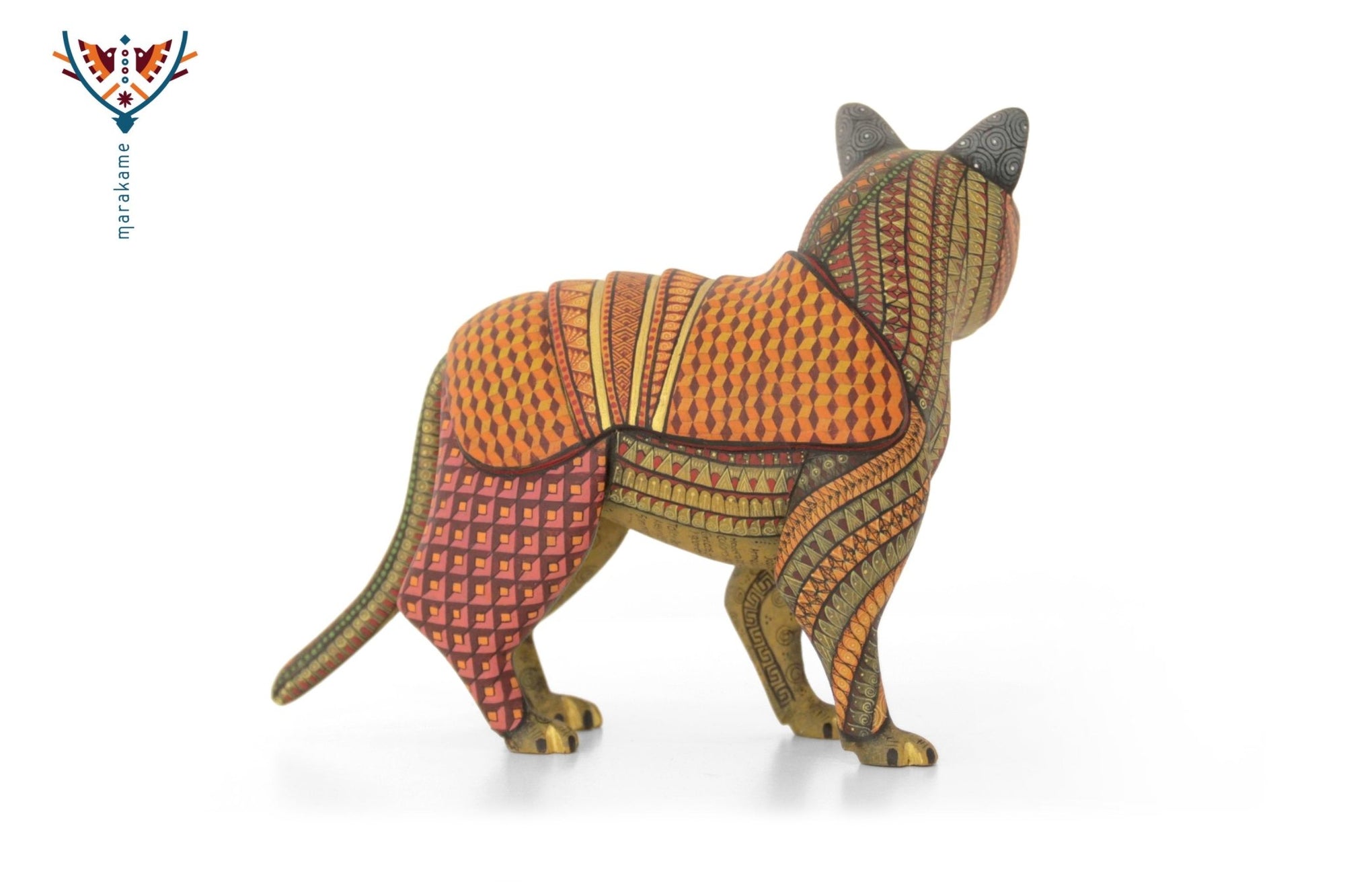 Alebrije - Fusión Jaguar Armadillo - Arte Marakame