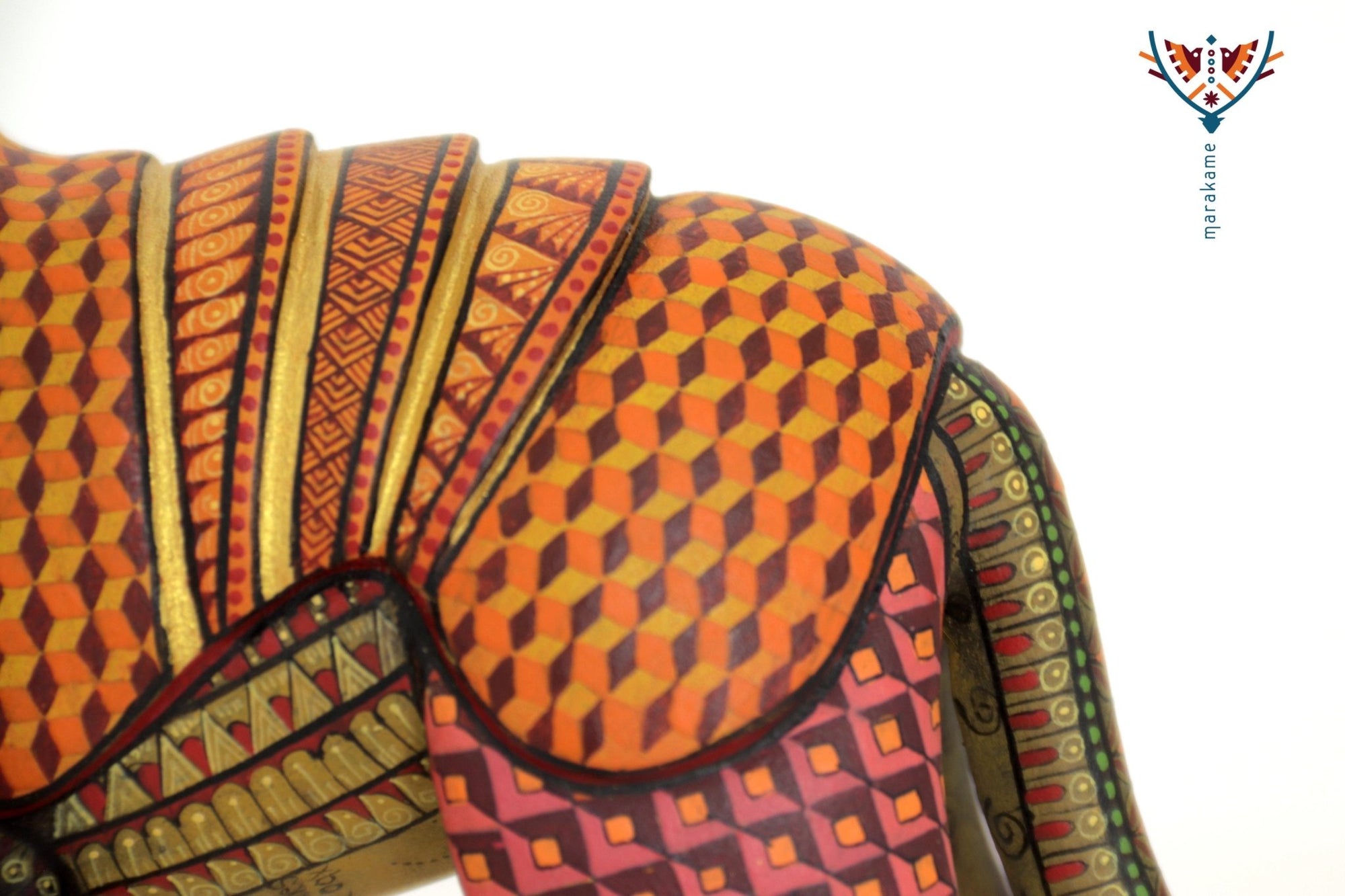 Alebrije - Fusión Jaguar Armadillo - Arte Marakame