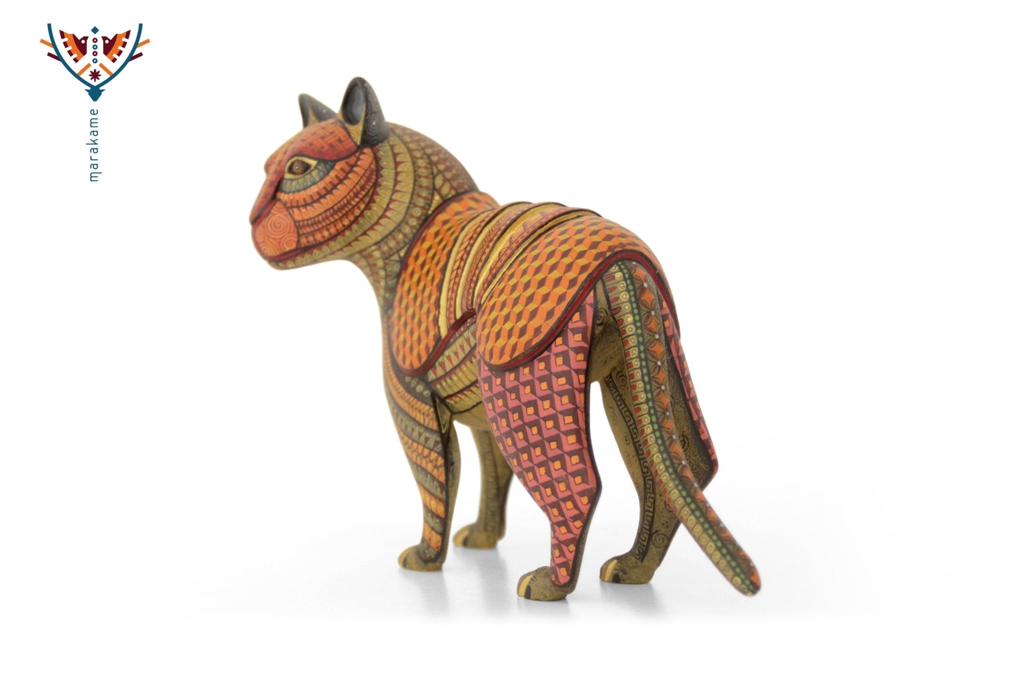 Alebrije - Fusión Jaguar Armadillo - Arte Marakame