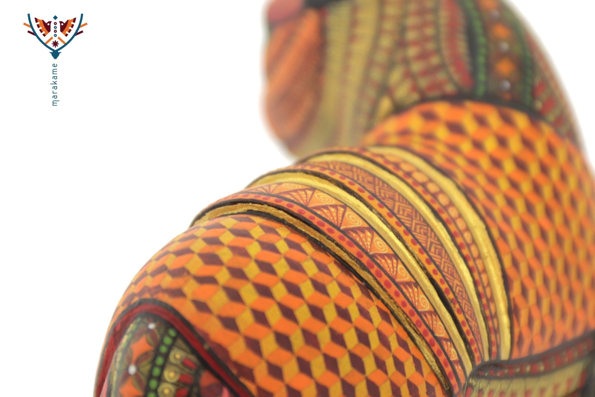 Alebrije - Fusión Jaguar Armadillo - Arte Marakame