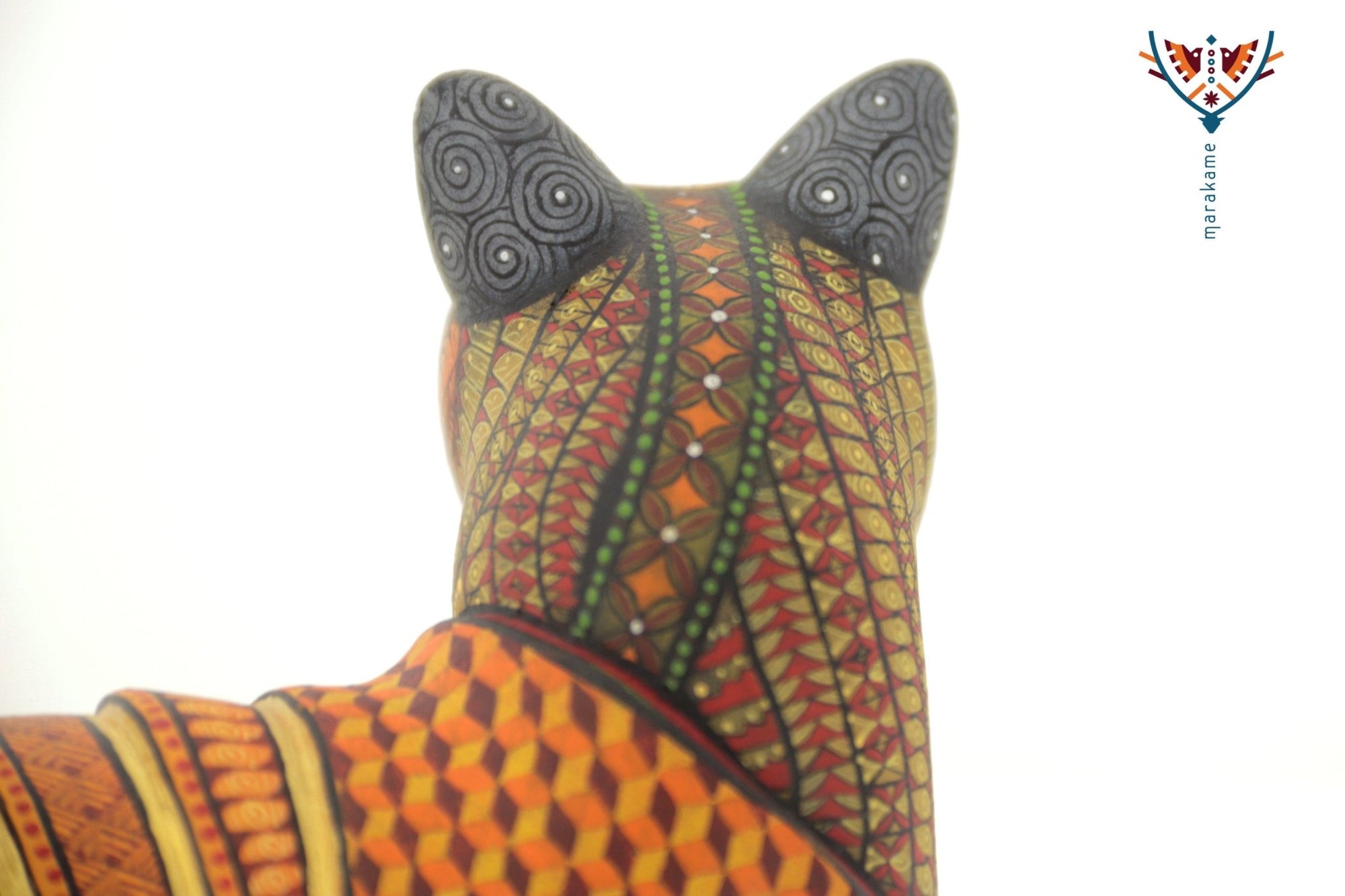 Alebrije - Fusión Jaguar Armadillo - Arte Marakame