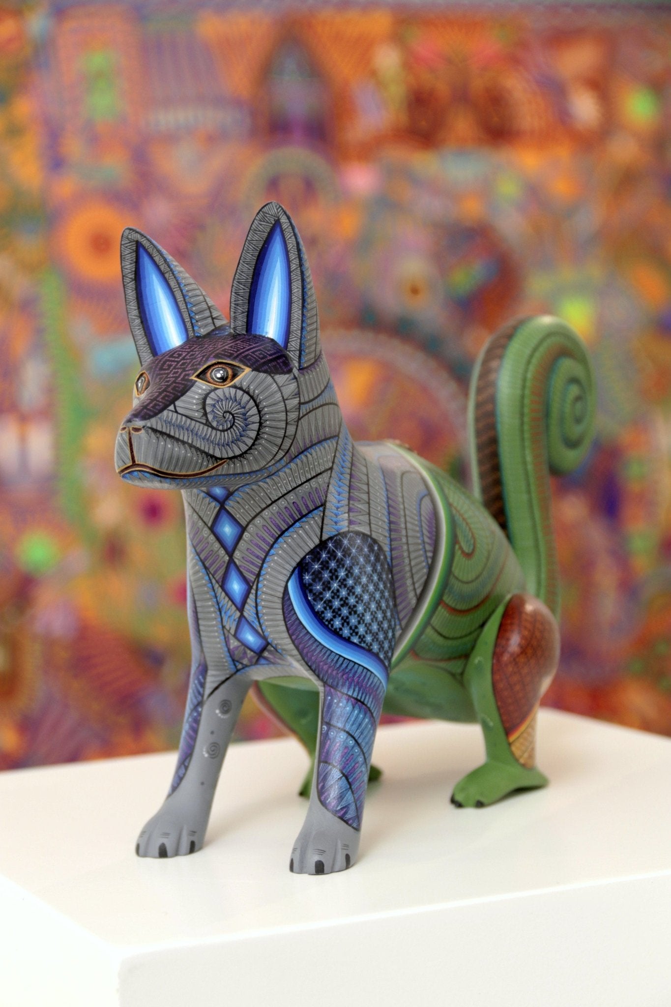 Alebrije - Fusión Perro Camaleón - Arte Marakame
