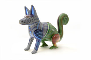 Alebrije - Fusión Perro Camaleón - Arte Marakame