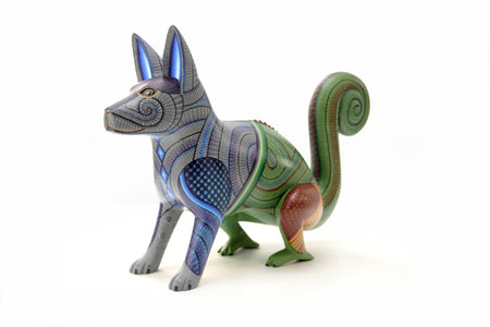 Alebrije - Fusión Perro Camaleón - Arte Marakame