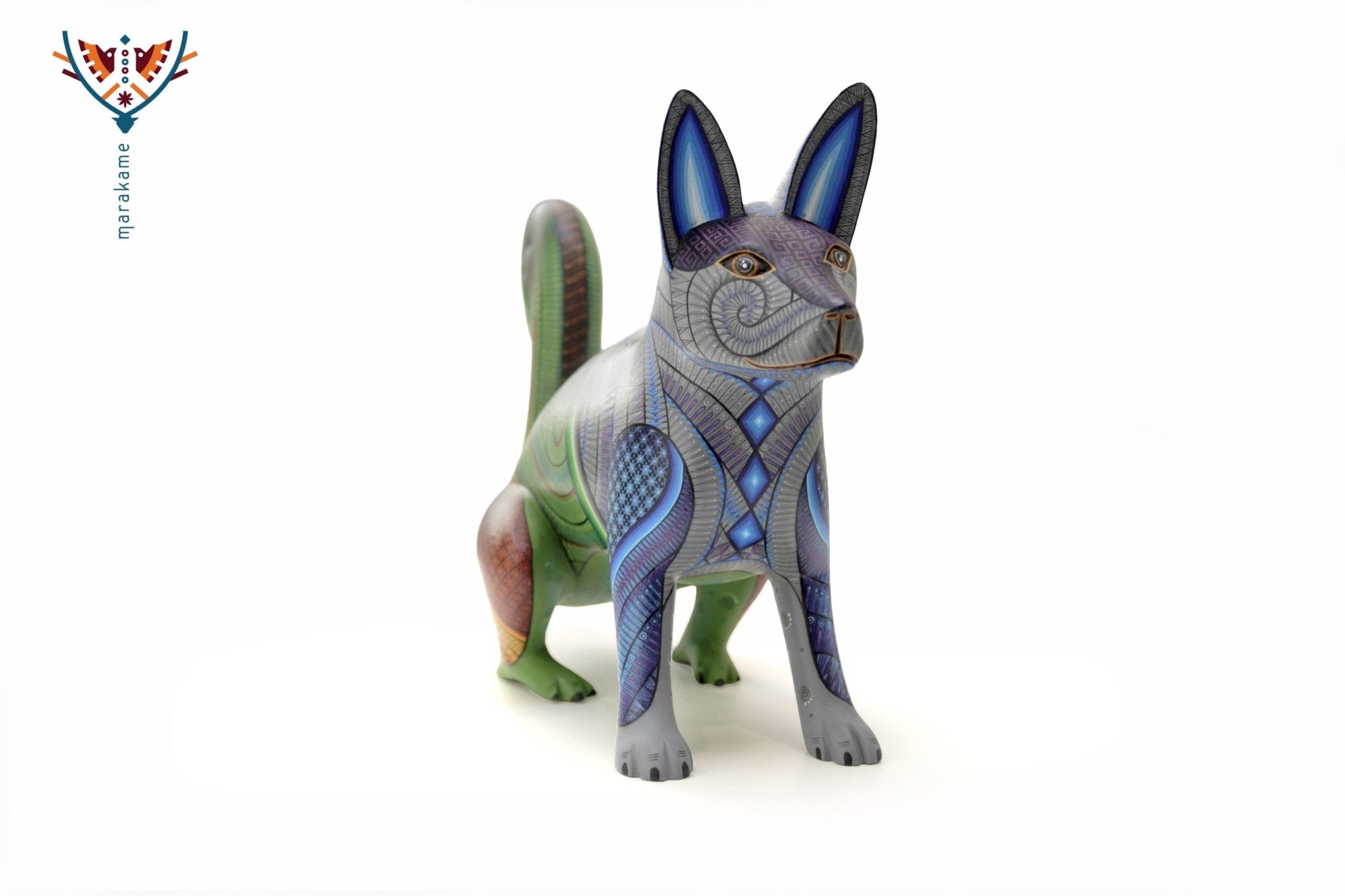 Alebrije - Fusión Perro Camaleón - Arte Marakame