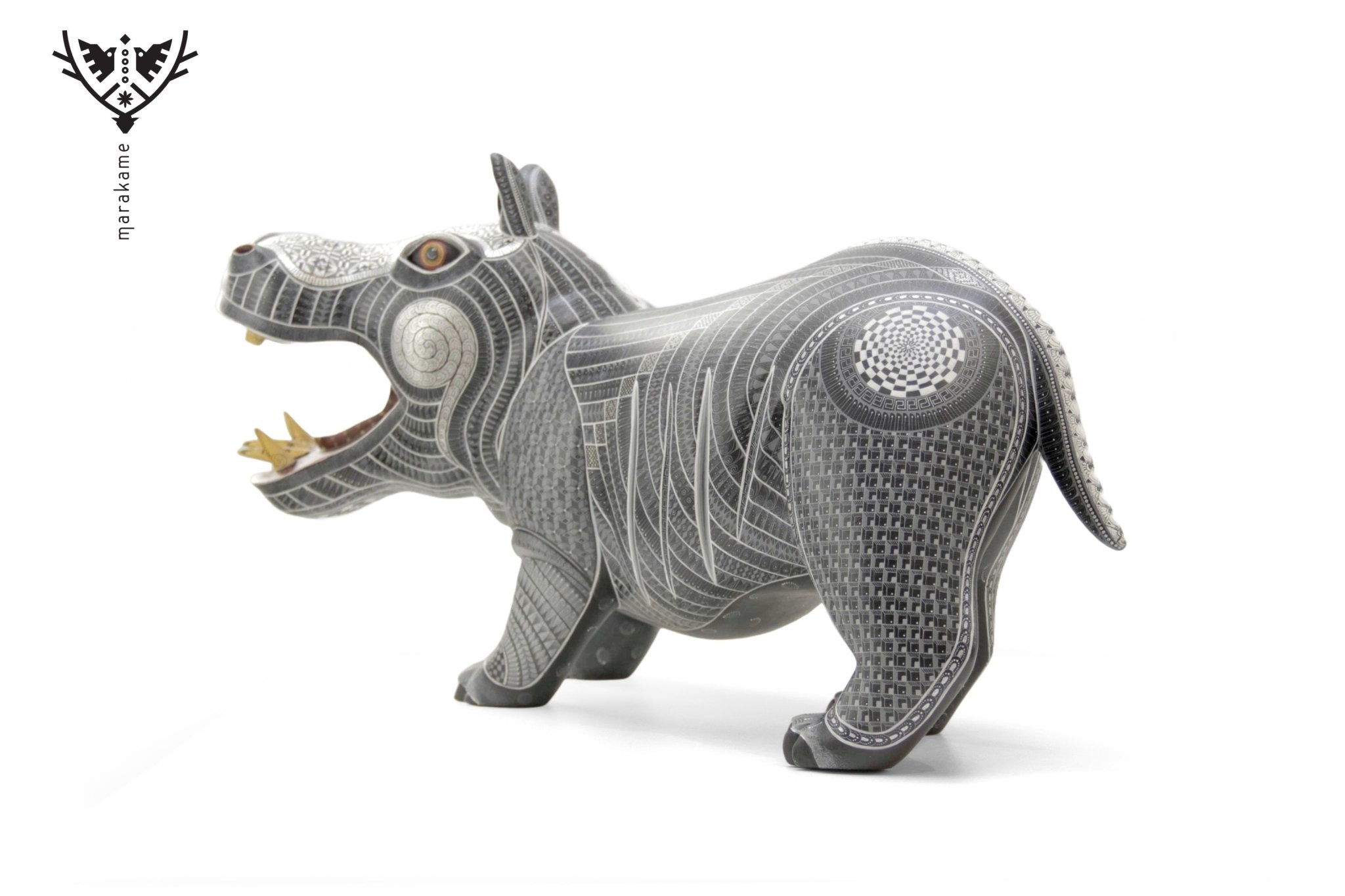 Alebrije - Hipopótamo - Arte Marakame
