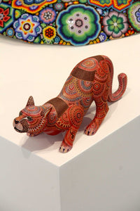 Alebrije Jaguar - Beedxe' do' III - Arte Huichol - Marakame
