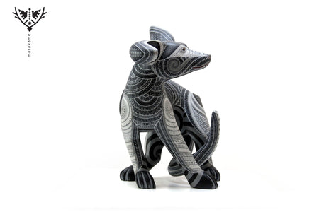 Hund Alebrije – Biní xcustiá – Huichol-Kunst – Marakame