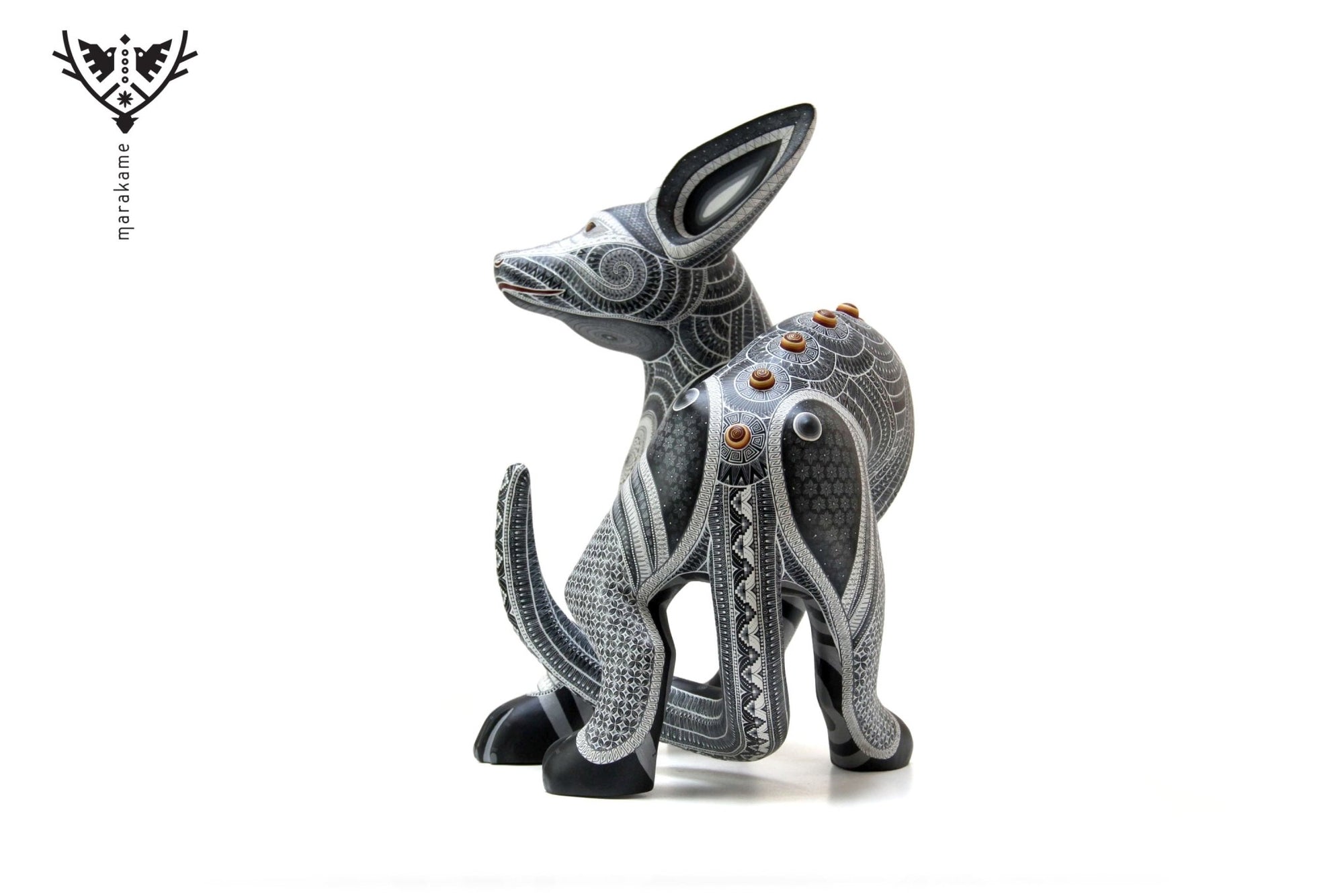 Hund Alebrije – Biní xcustiá – Huichol-Kunst – Marakame