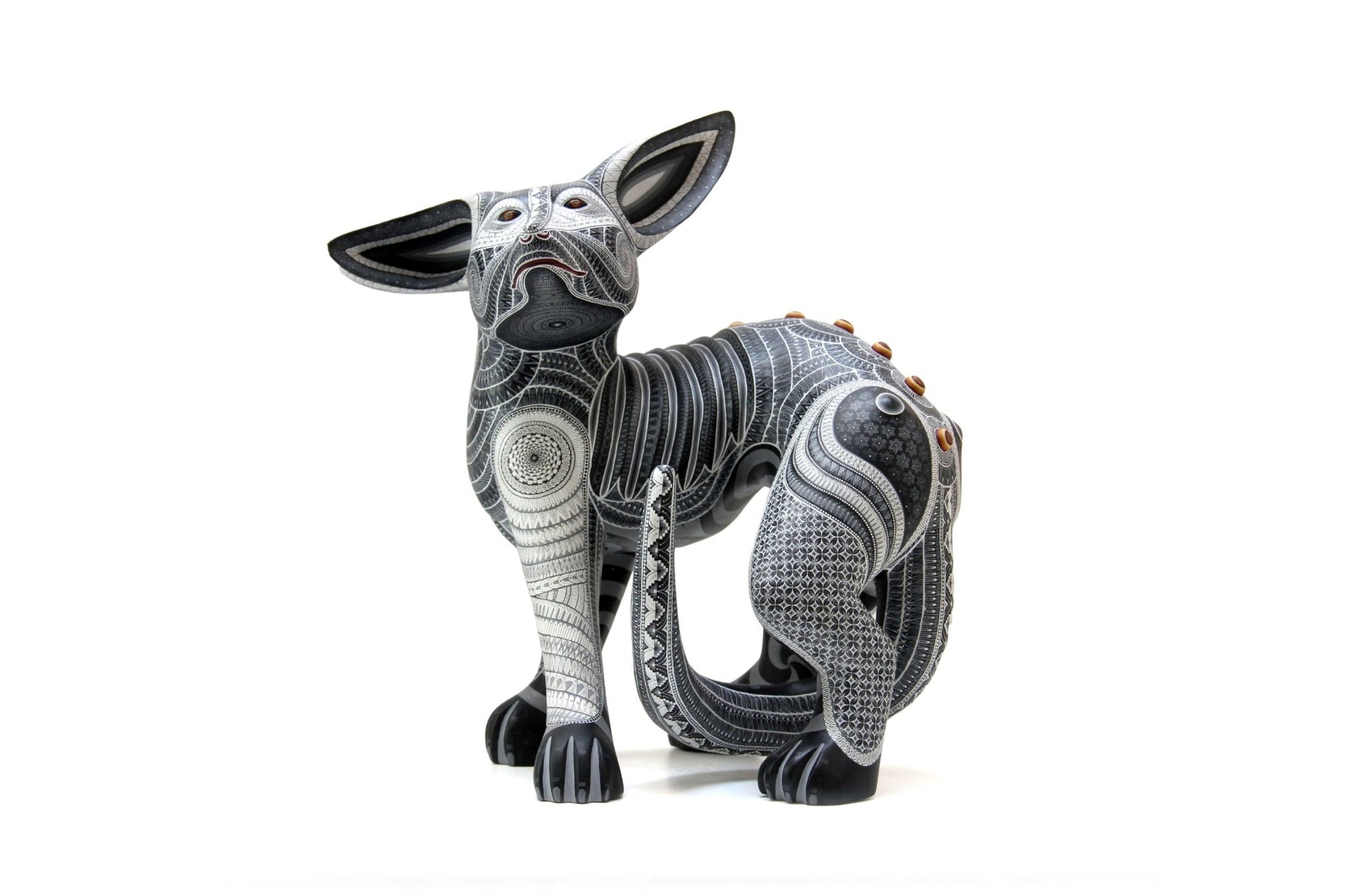 Hund Alebrije – Biní xcustiá – Huichol-Kunst – Marakame