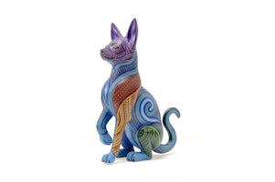 Alebrije - Perro de cacería - Arte Huichol - Marakame