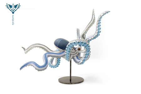 Alebrije - Zapotec Octopus III - Huichol Art - Marakame