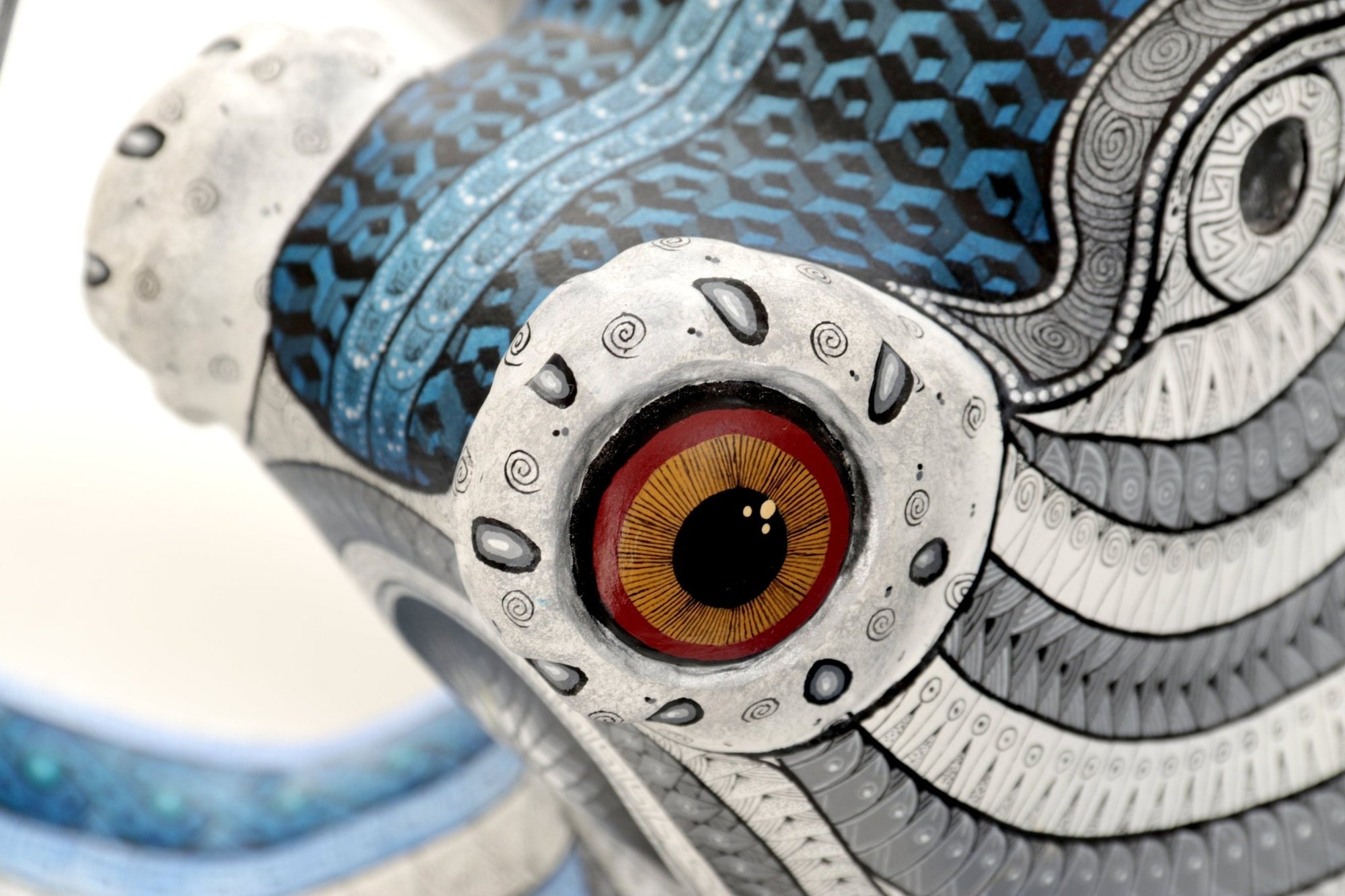 Alebrije - Zapotec Octopus III - Huichol Art - Marakame