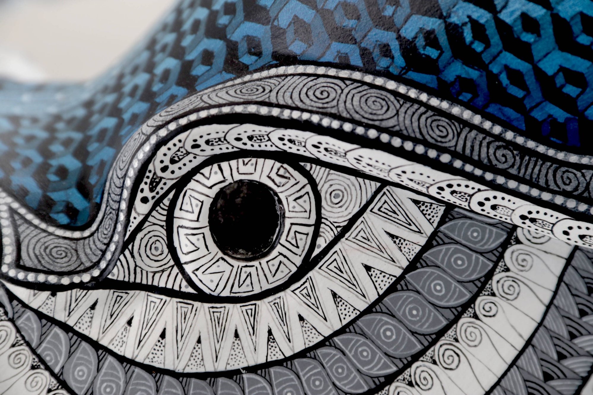 Alebrije - Zapotec Octopus III - Huichol Art - Marakame