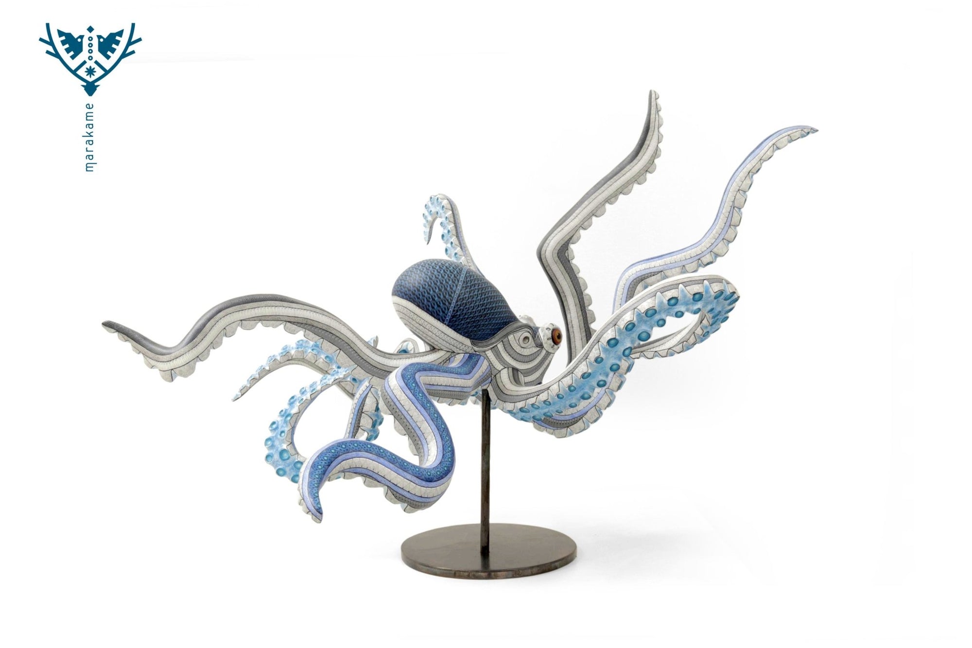 Alebrije - Zapotec Octopus III - Huichol Art - Marakame
