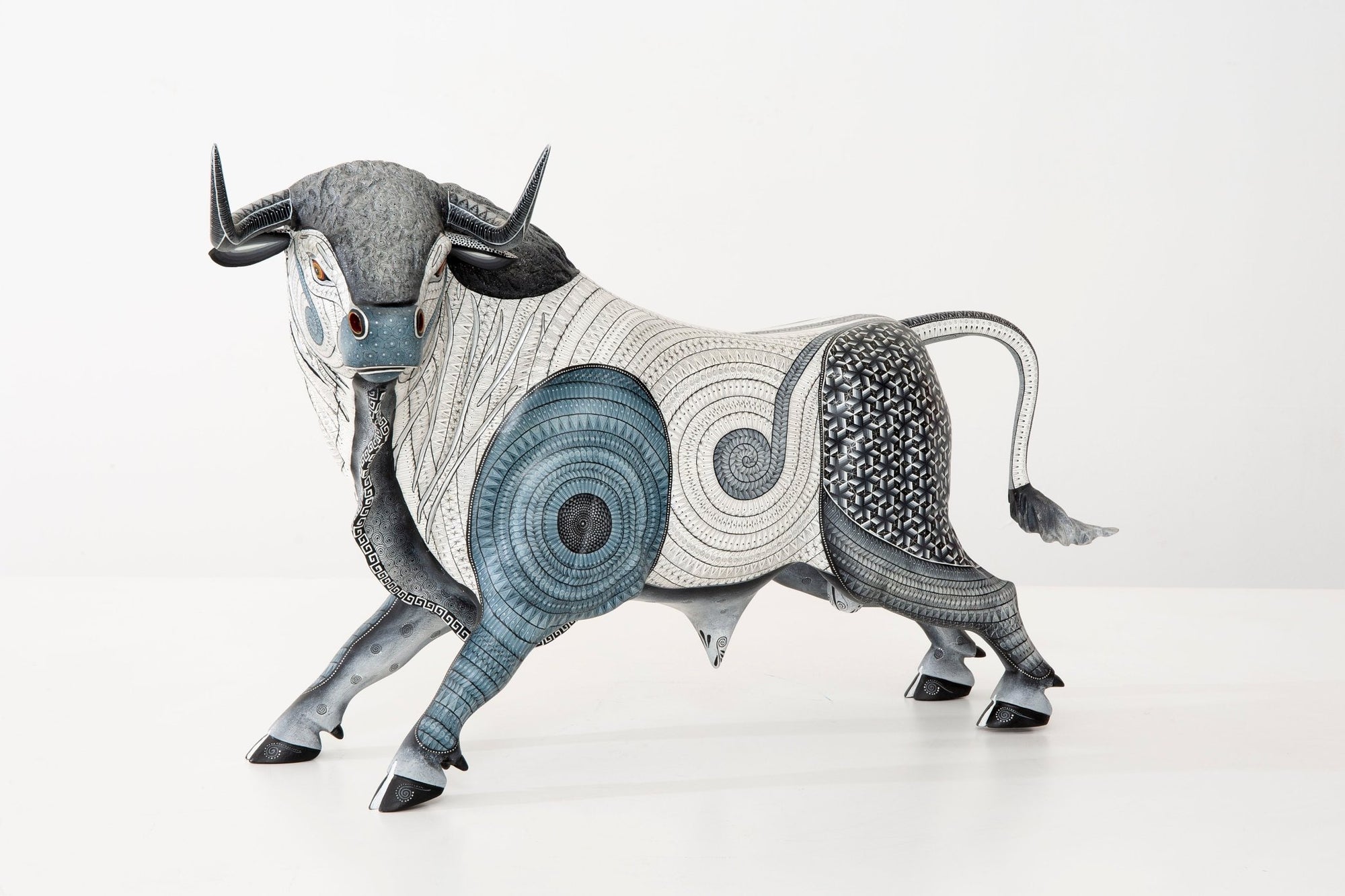 Alebrije - Kampfstier - Huichol Art - Marakame