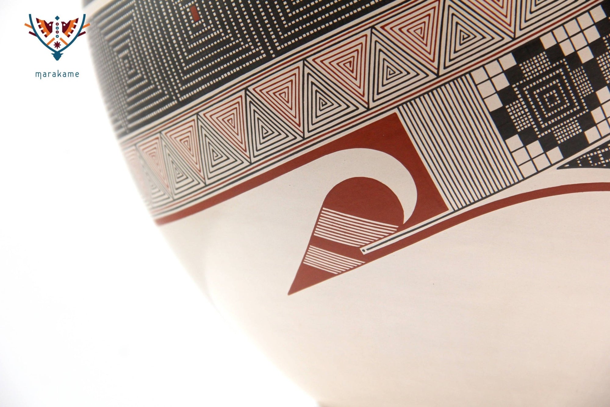 Céramique Mata Ortiz - Céramiques avec miniatures - Art Huichol - Marakame
