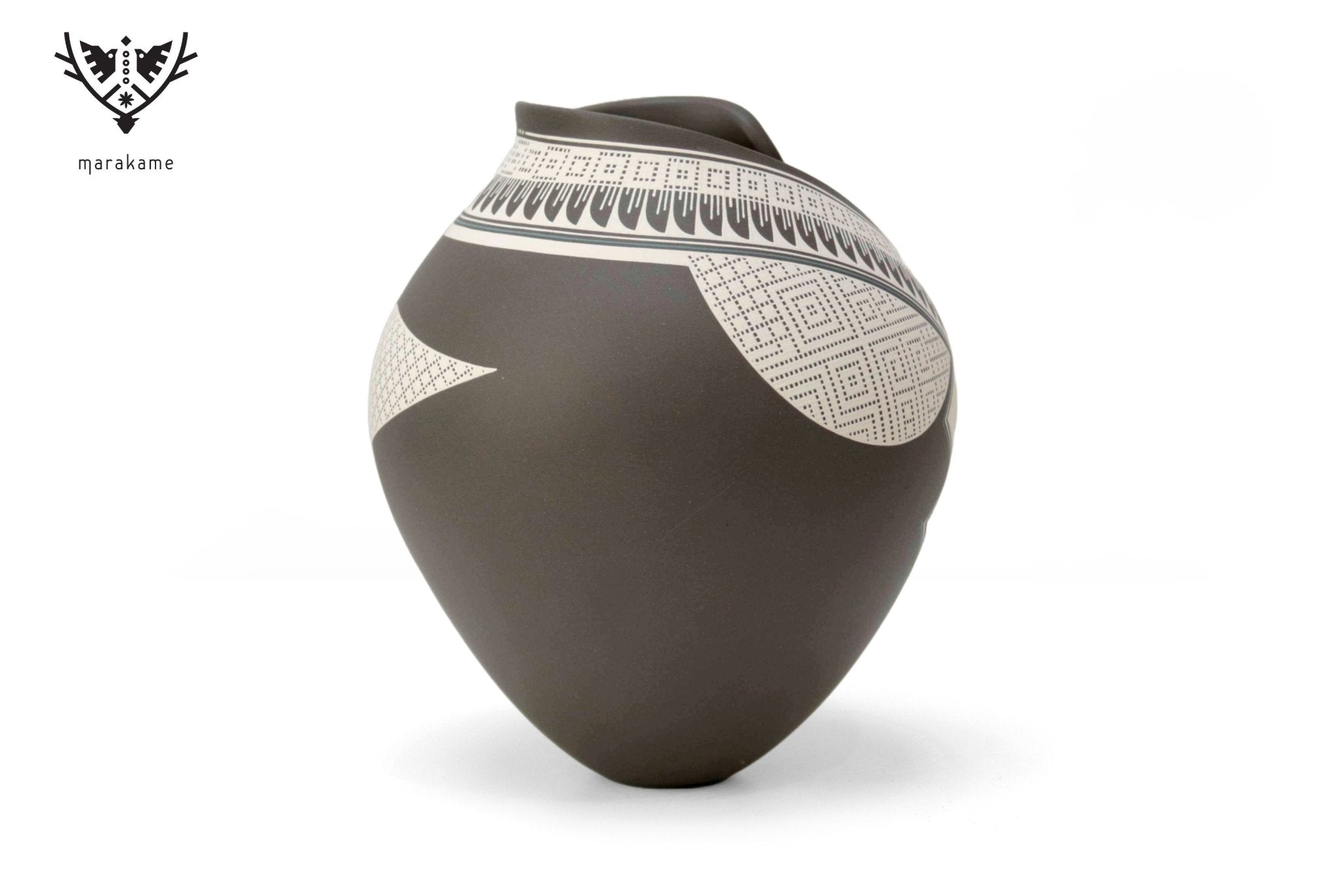 Cerámica de Mata Ortiz - Negro - Arte Marakame