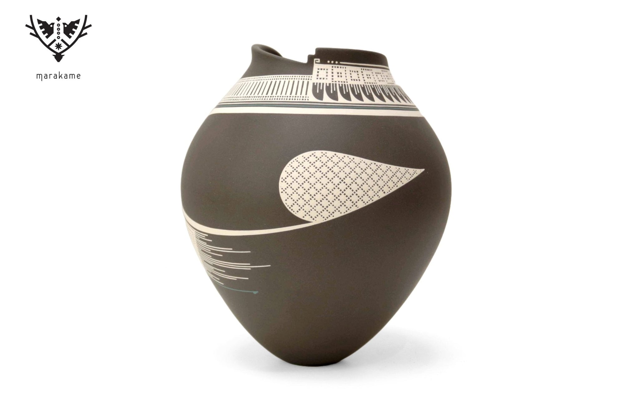 Cerámica de Mata Ortiz - Negro - Arte Marakame
