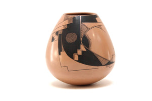 Mata Ortiz Ceramic - Small Reddish Piece - Huichol Art - Marakame