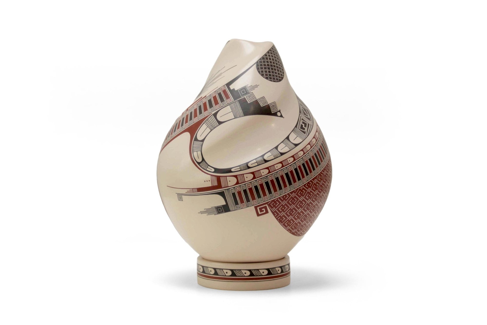 Cerámica de Mata Ortiz - Remolino - Arte Huichol - Marakame