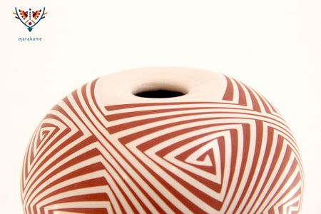Mata Ortiz Ceramics - Tower - Huichol Art - Marakame