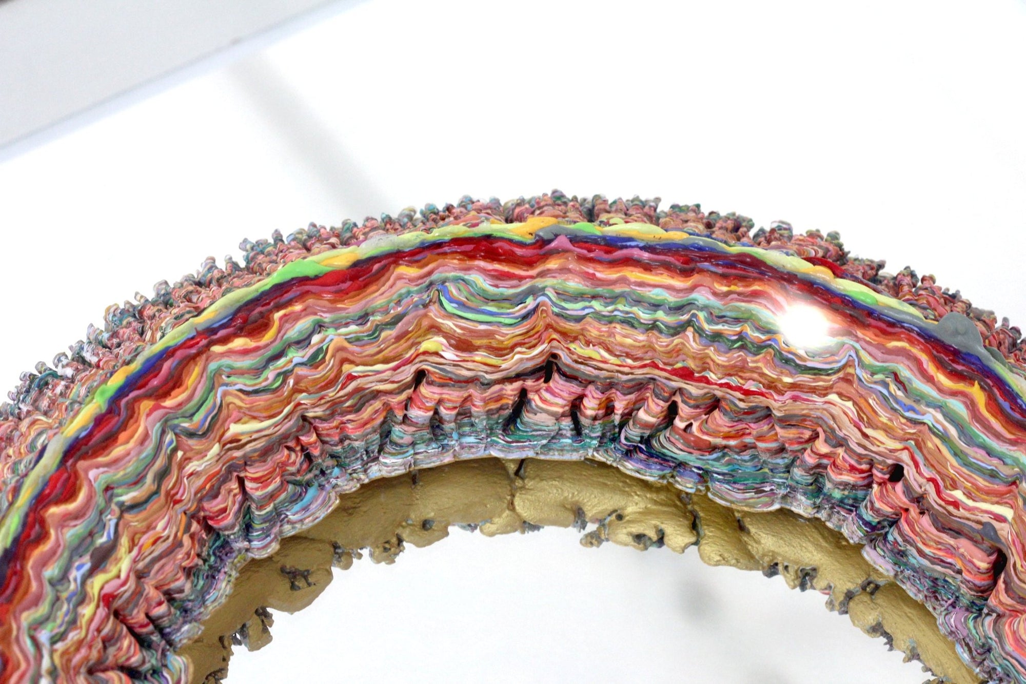 Círculo de tiempo I - Arte Huichol - Marakame
