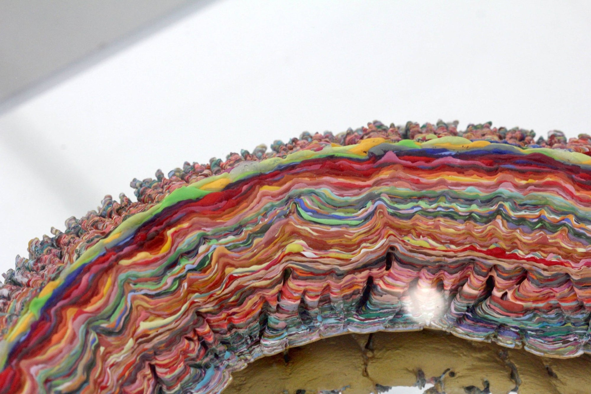 Círculo de tiempo I - Arte Huichol - Marakame