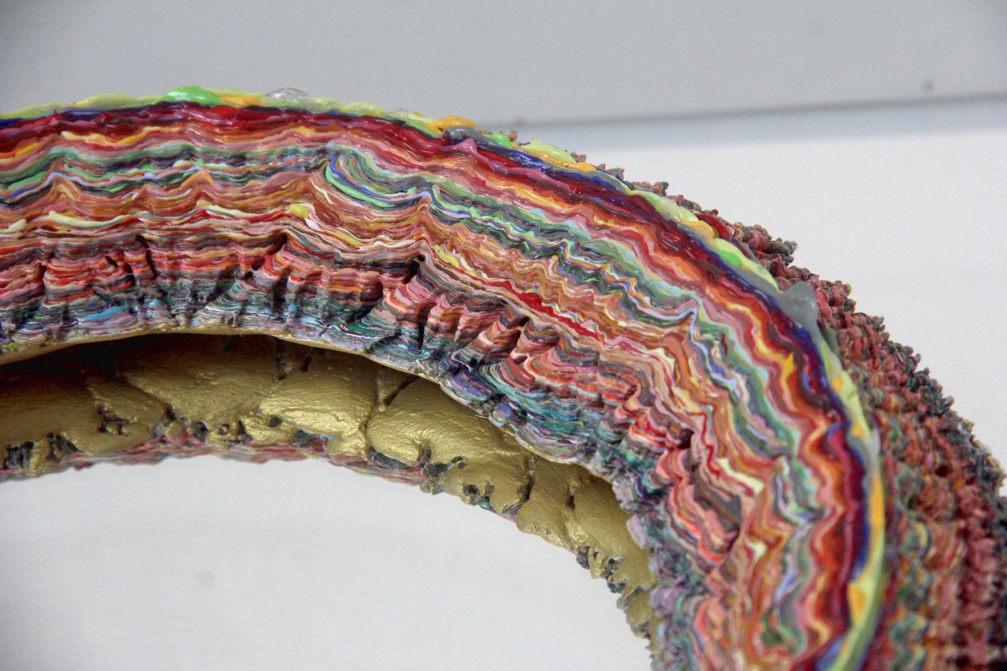 Círculo de tiempo I - Arte Huichol - Marakame