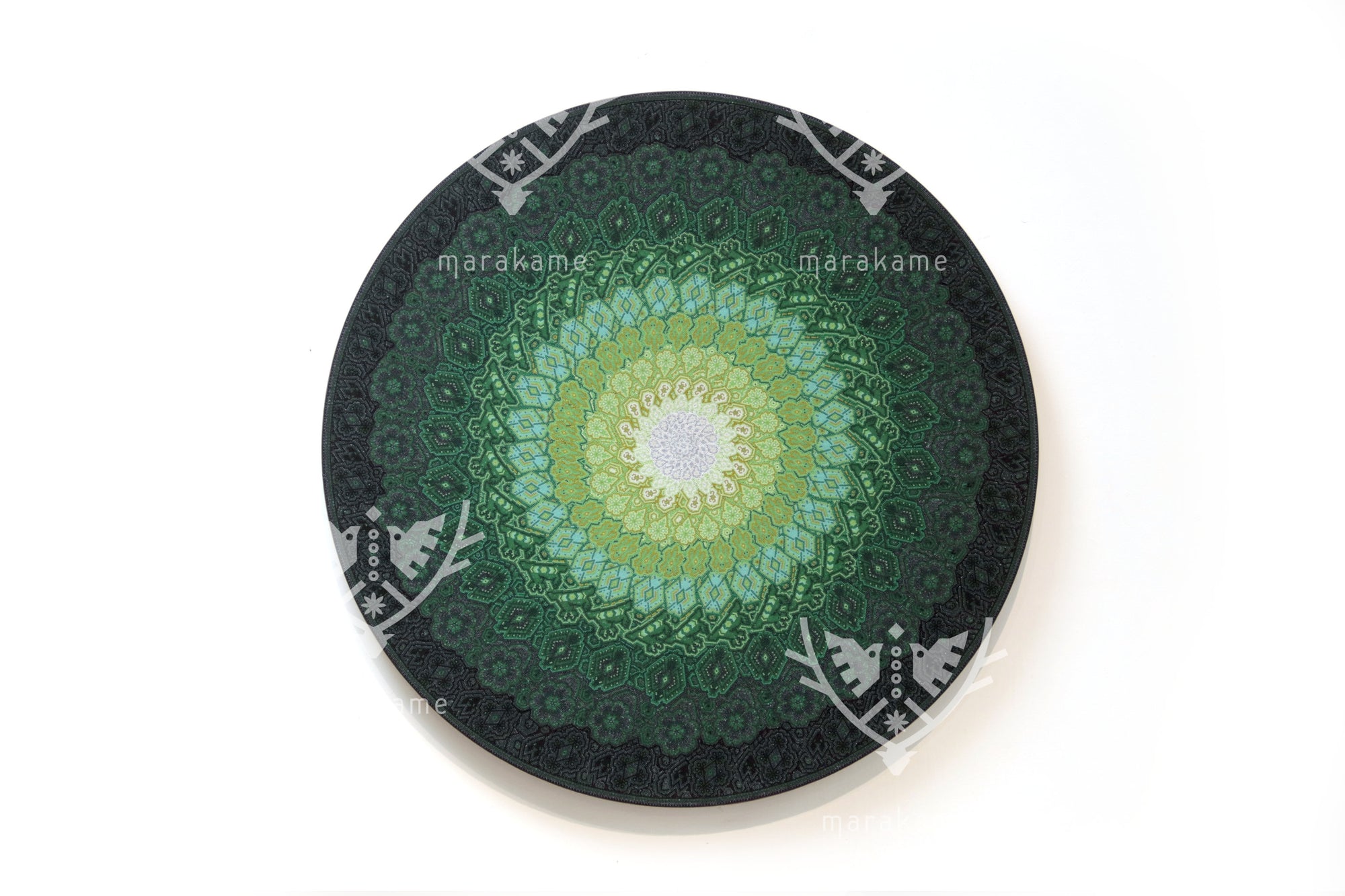 Nierika de Chaquira micro Circulo Huichol - Tuutú: El Lenguaje de los Ancestros - 80 cm.