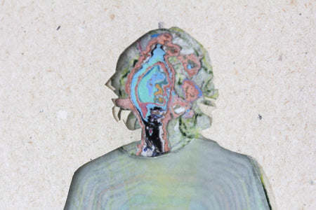 Of three shadows with inner colors V - Huichol Art - Marakame