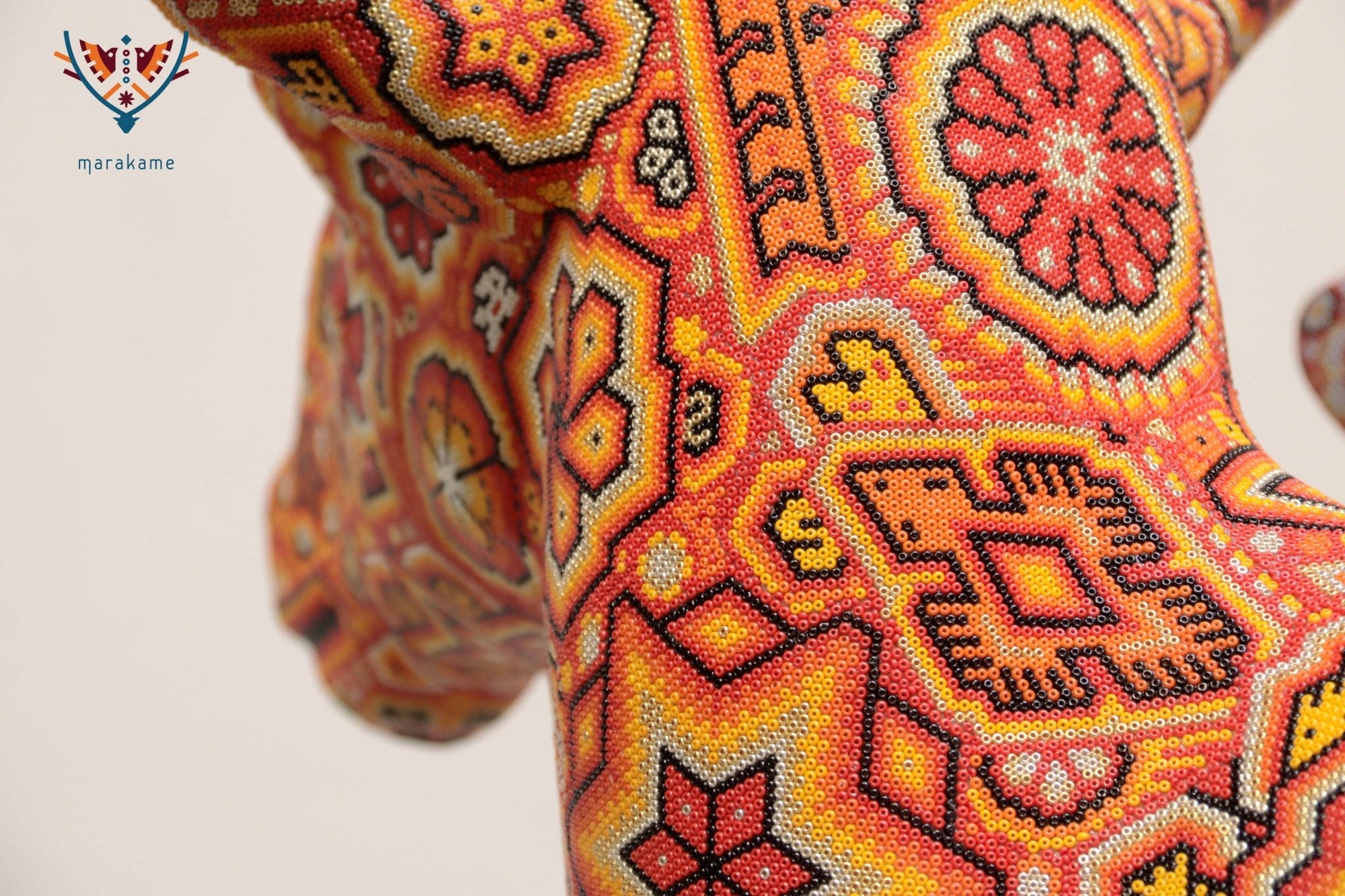 Sculpture - Kaka+yari +wiyame - Guardian of the mountain - Wixárika Bighorn Sheep - Marakame Art