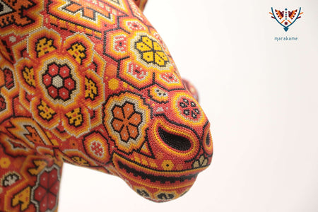 Sculpture - Kaka+yari +wiyame - Guardian of the mountain - Wixárika Bighorn Sheep - Marakame Art