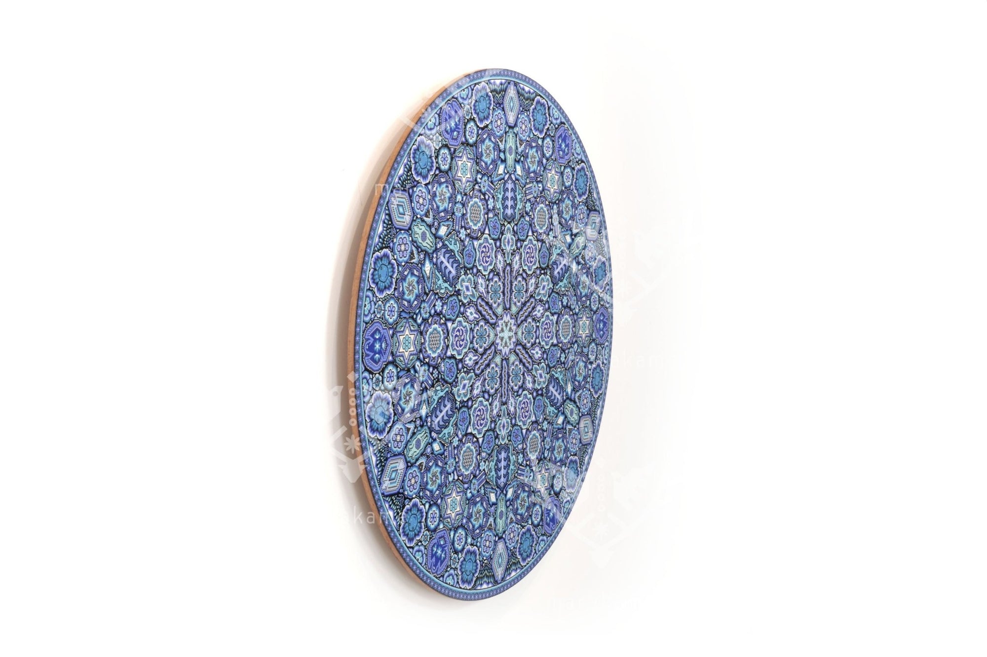 Nierika de Chaquira Huichol Circle - Ewi raie - 120 cm. - Huichol Art - Marakame