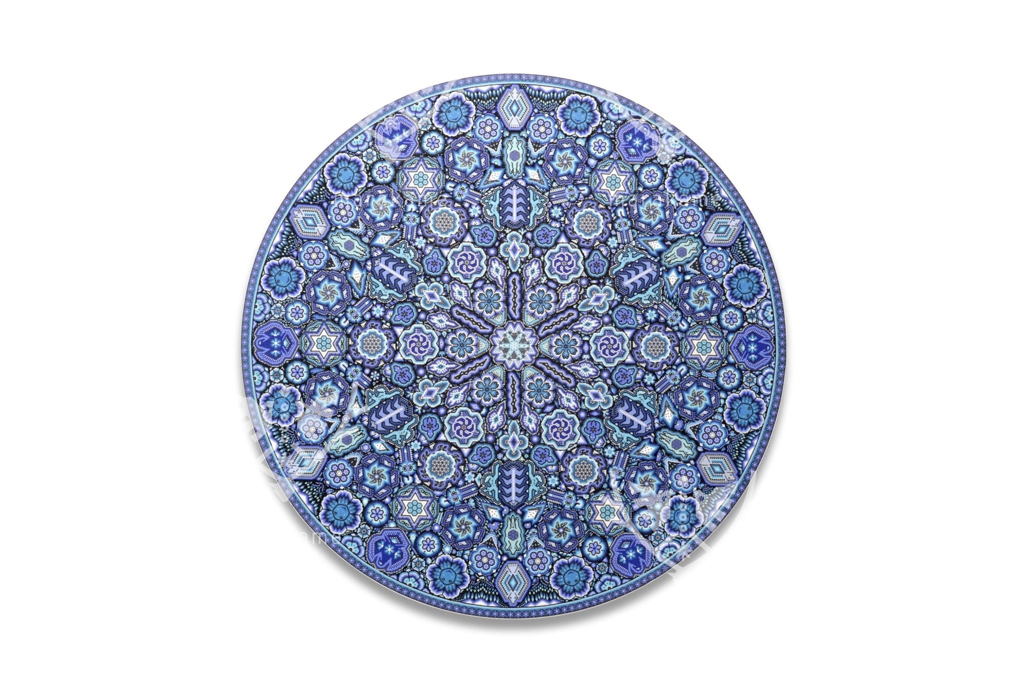 Nierika de Chaquira Huichol Circle - Ewi raie - 120 cm. - Huichol Art - Marakame